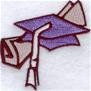 Graphic Cap and Diploma